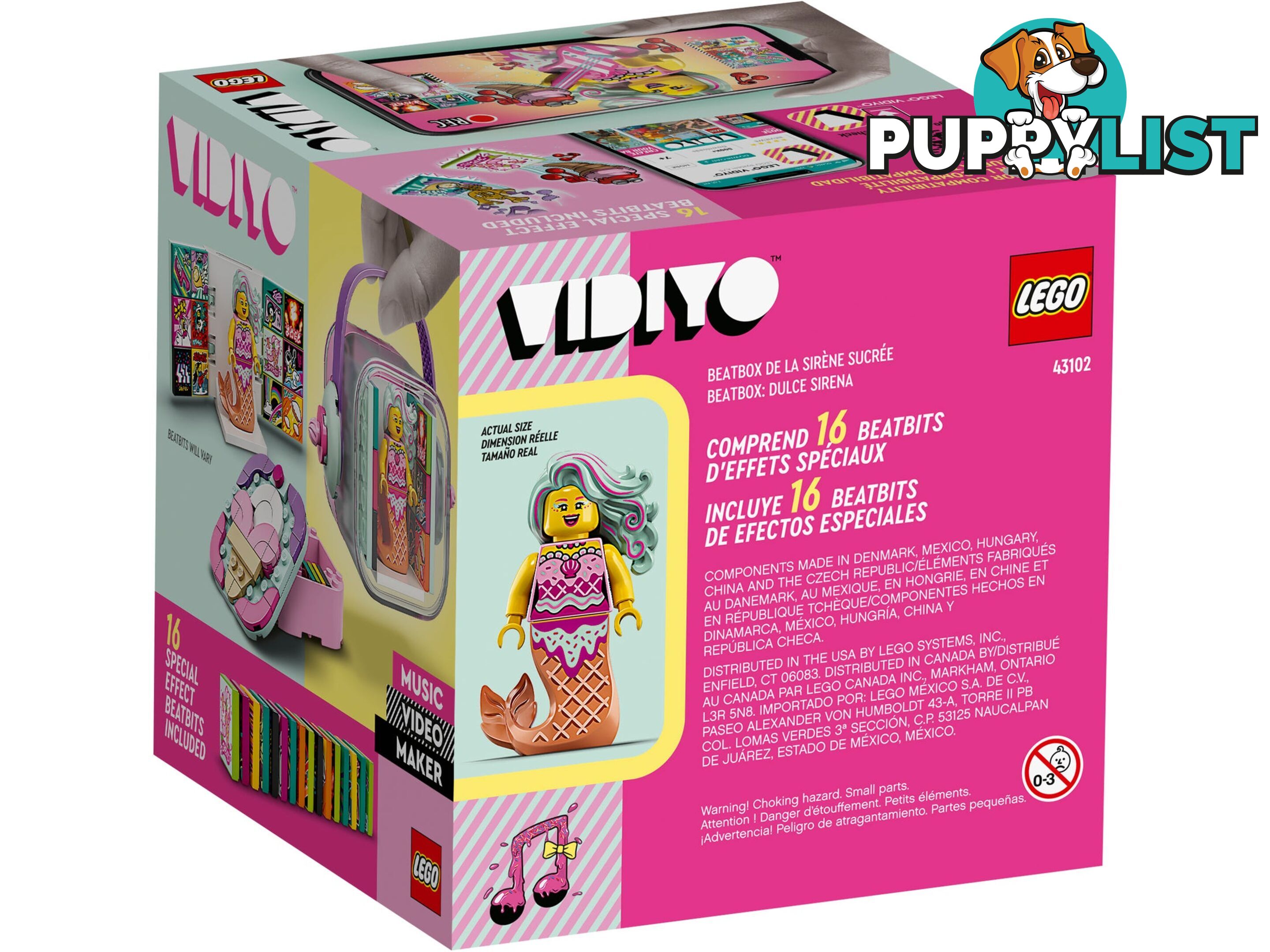 LEGO 43102 Candy Mermaid BeatBox - VIDIYO - 5702016911770