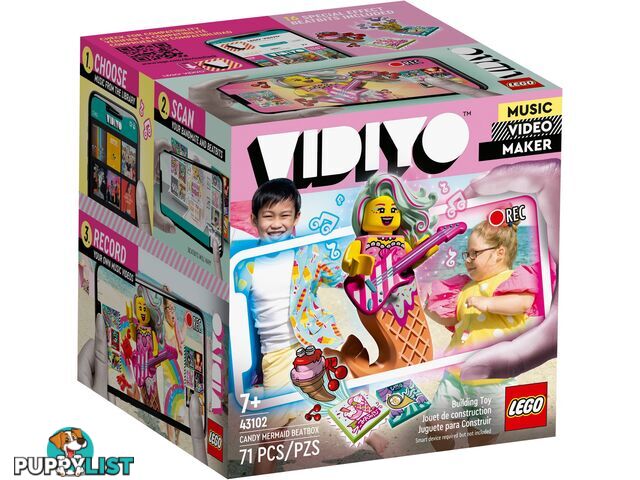 LEGO 43102 Candy Mermaid BeatBox - VIDIYO - 5702016911770