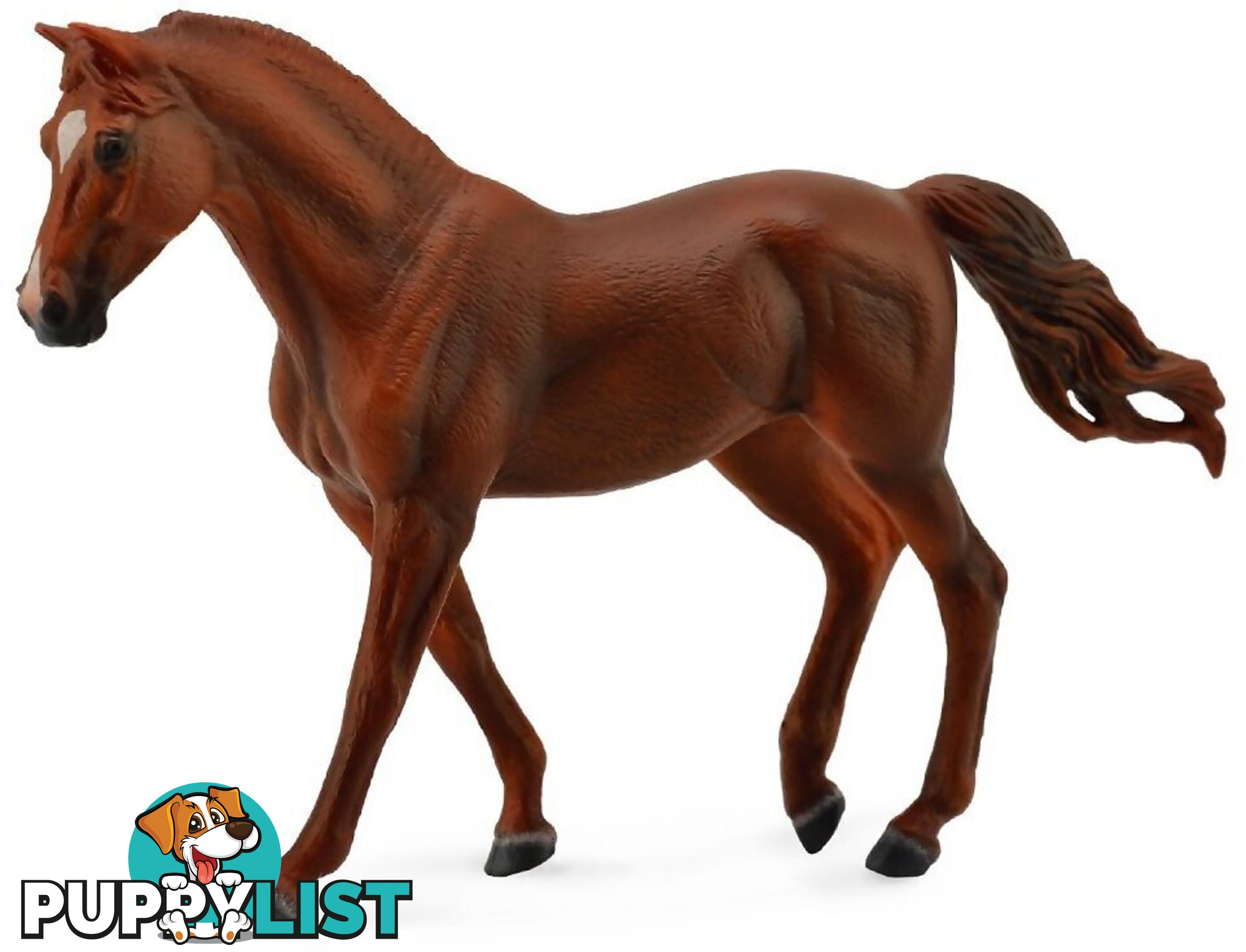 CollectA - Missouri Fox Trotter Mare Chestnut Horse Animal Figurine - Rpco88663 - 4892900886633