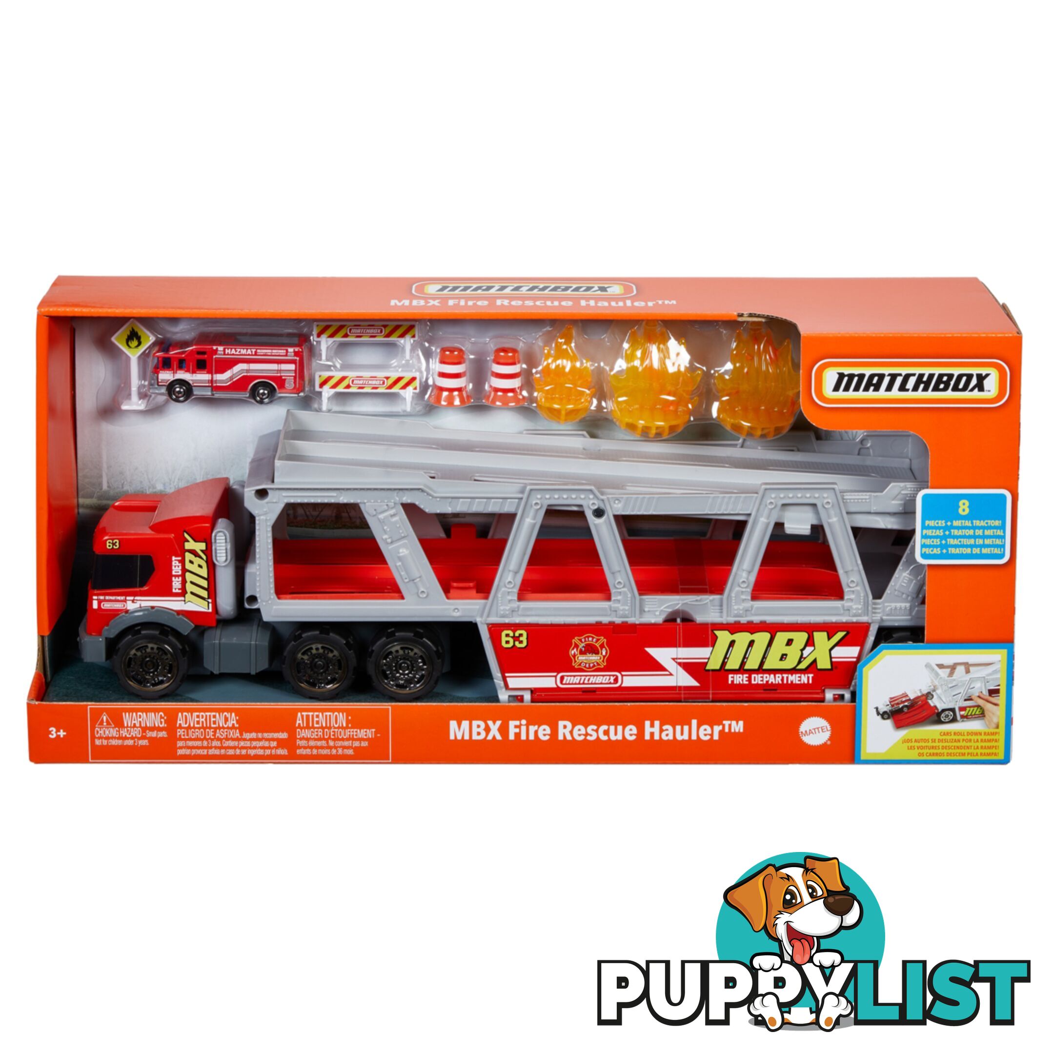 Matchbox - Fire Rescue Hauler Magwm23 - 887961942736