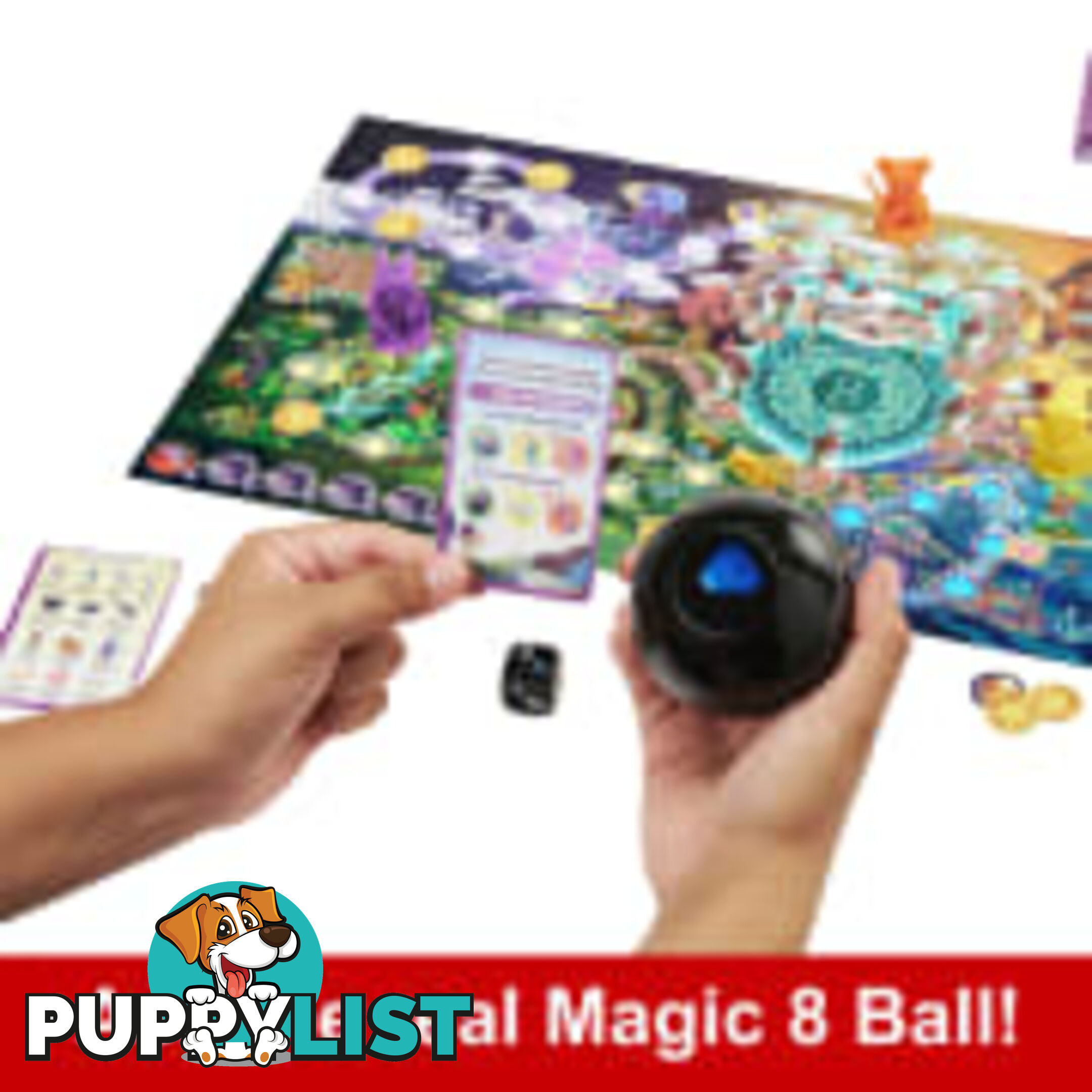 Mattel - Magic 8 Ball Board Games Magical Encounter Cooperative Board Game With Magic 8 Ball - Mahlx92 - 194735122127