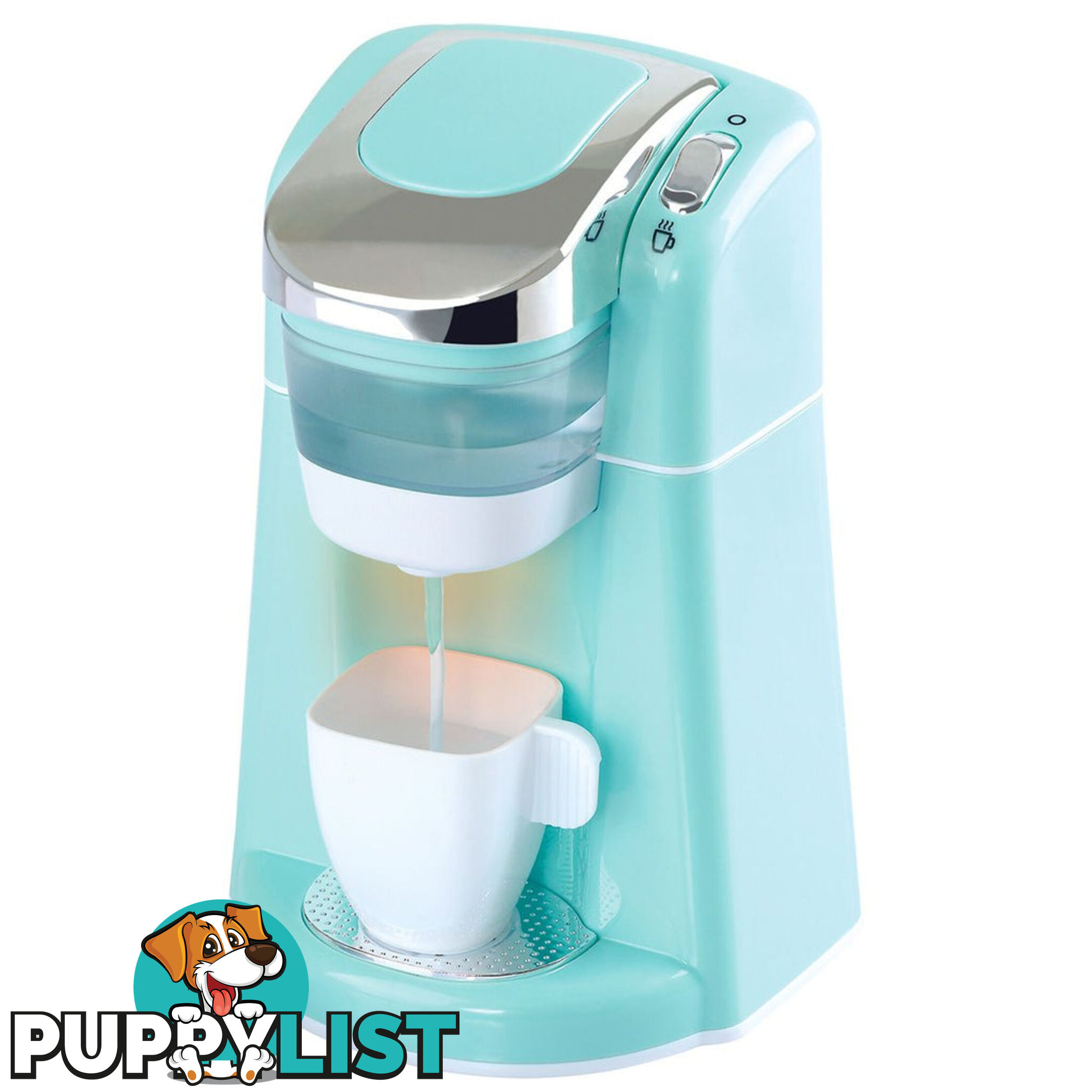 Playgo Toys Ent. Ltd. Battery Operated My Coffee Pod Machine Blue - Art65522 - 4892401031976