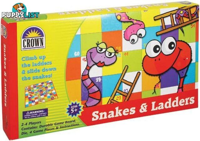 Crown Snakes And Ladders Game Mr010802 - 9317762108020