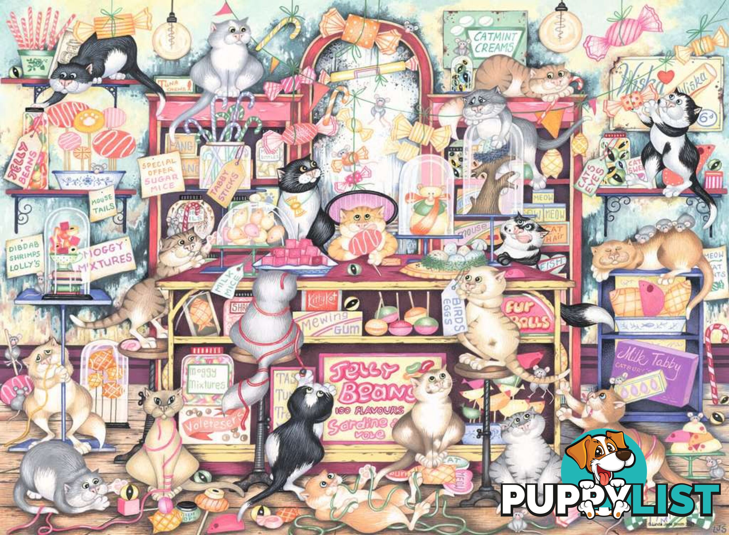 Ravensburger - Mr Catkins Confectionery Jigsaw Puzzle 500pc Rb16756 - 4005556167562