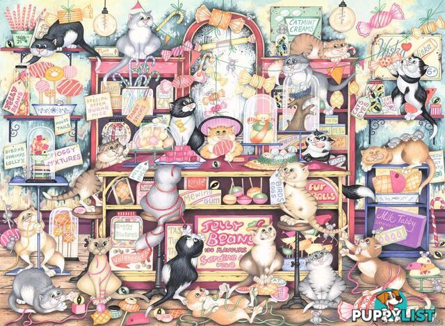 Ravensburger - Mr Catkins Confectionery Jigsaw Puzzle 500pc Rb16756 - 4005556167562