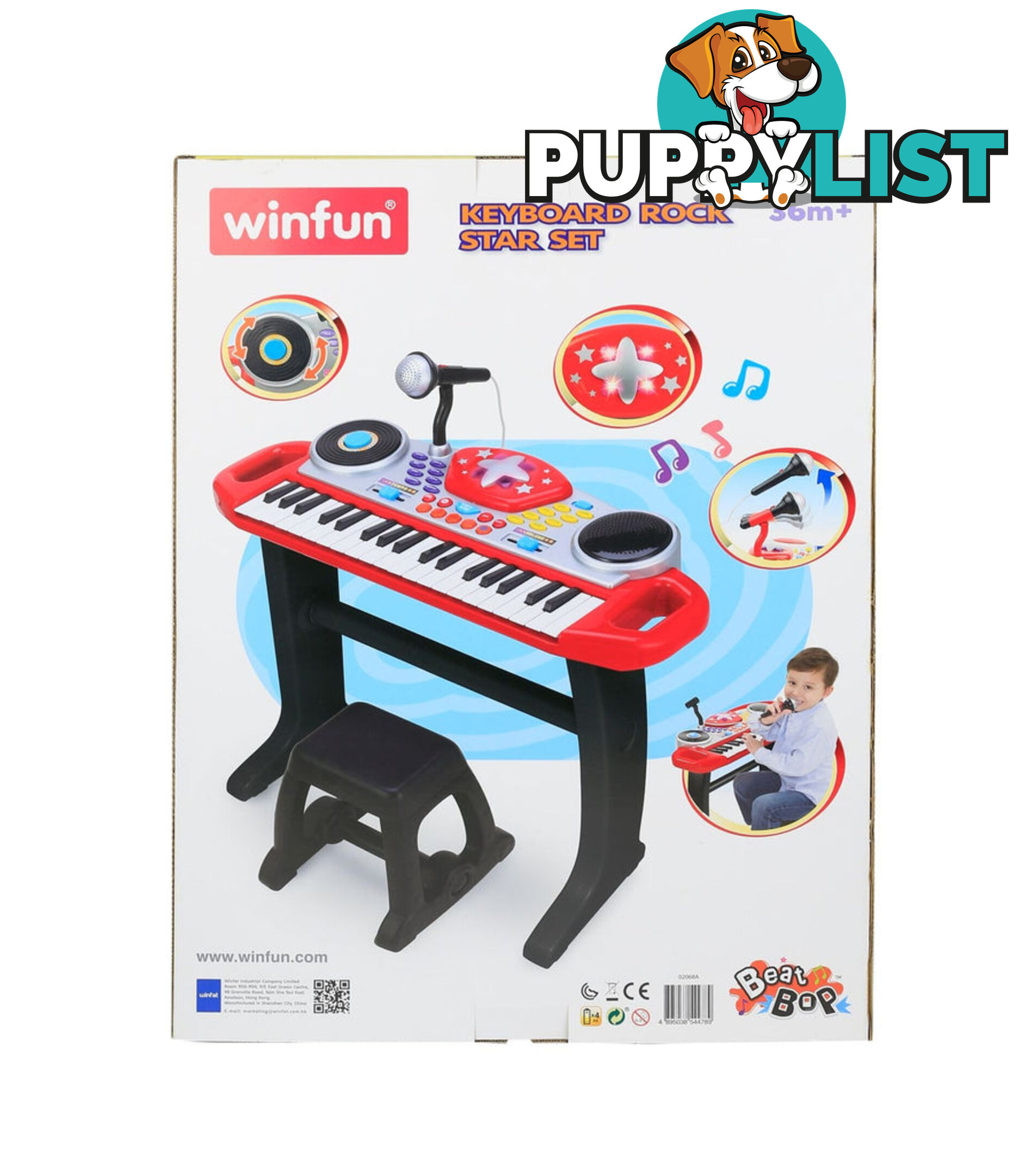 Winfun Beat Bop Keyboard Rock Star Set - Art63128 - 4895038552166