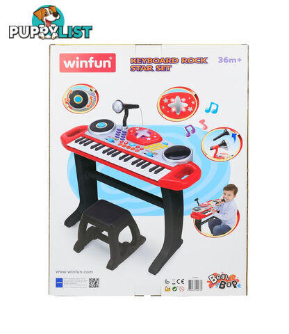 Winfun Beat Bop Keyboard Rock Star Set - Art63128 - 4895038552166