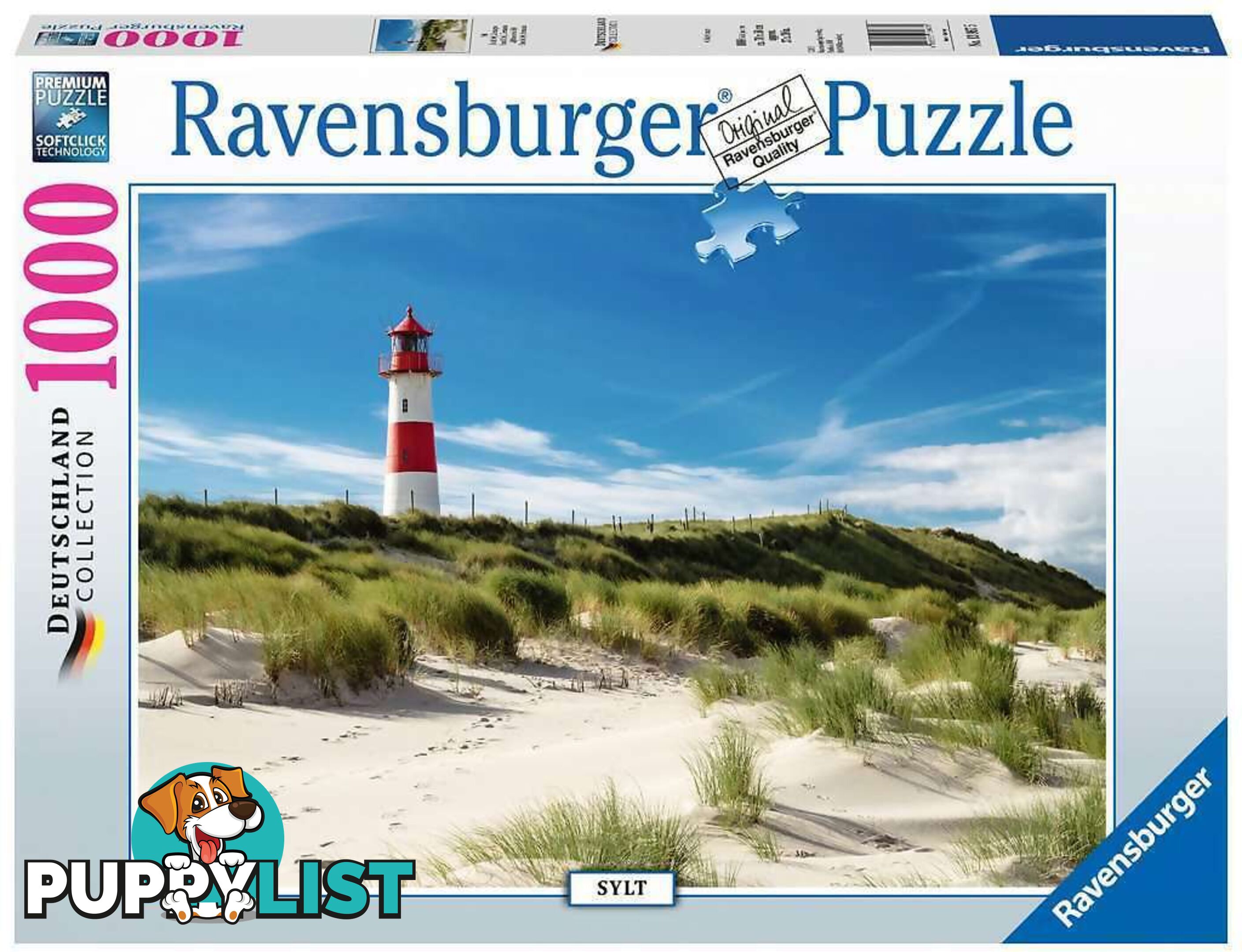 Ravensburger - Lighthouse In Sylt North Sea Beach Motif - Jigsaw Puzzle 1000pc - Mdrb13967 - 4005556139675