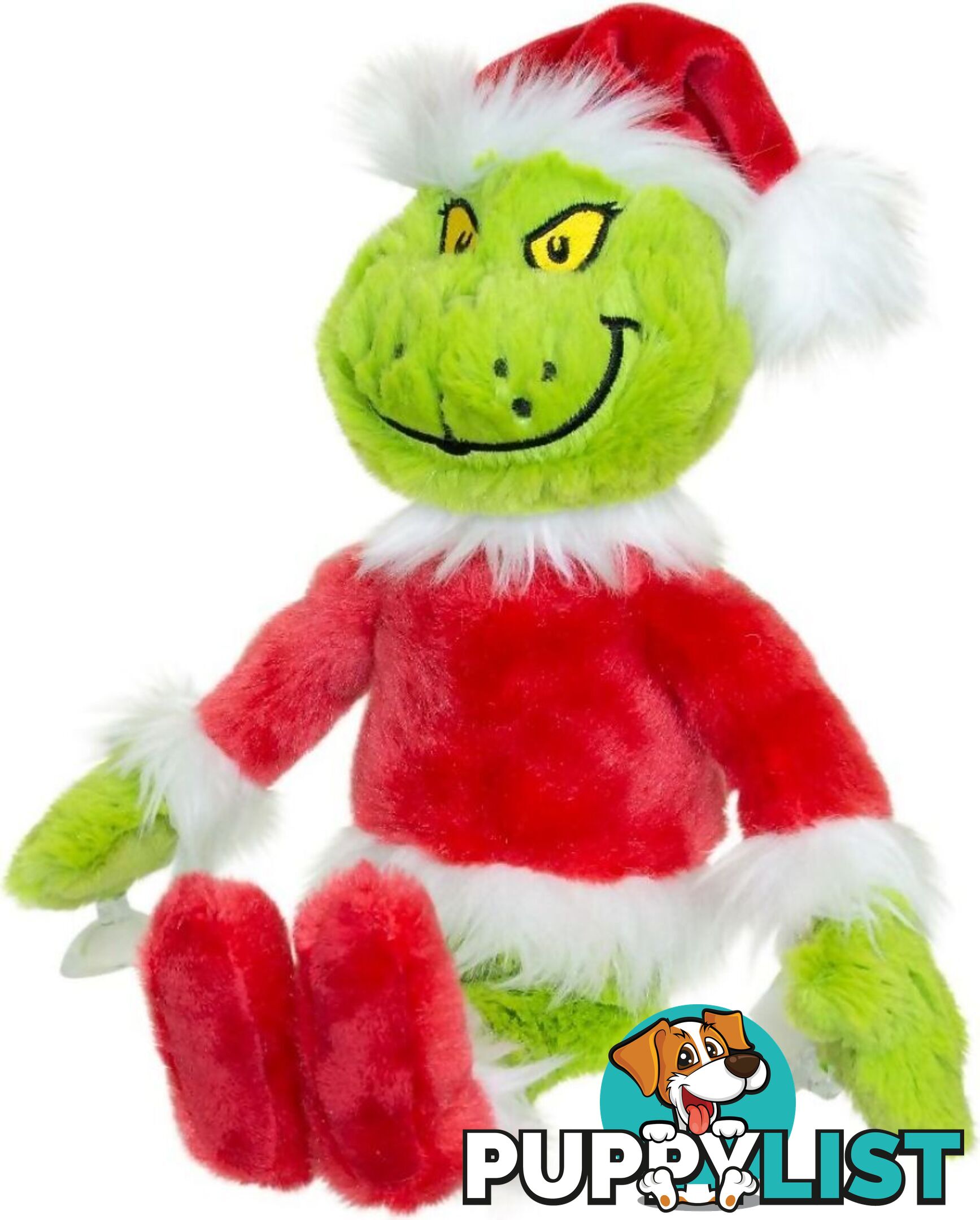 Cotton Candy - Dr. Seuss Grinch Merry Grinchmas 28cm Suction Cup Plush - Ccaudr11 - 9353468018171