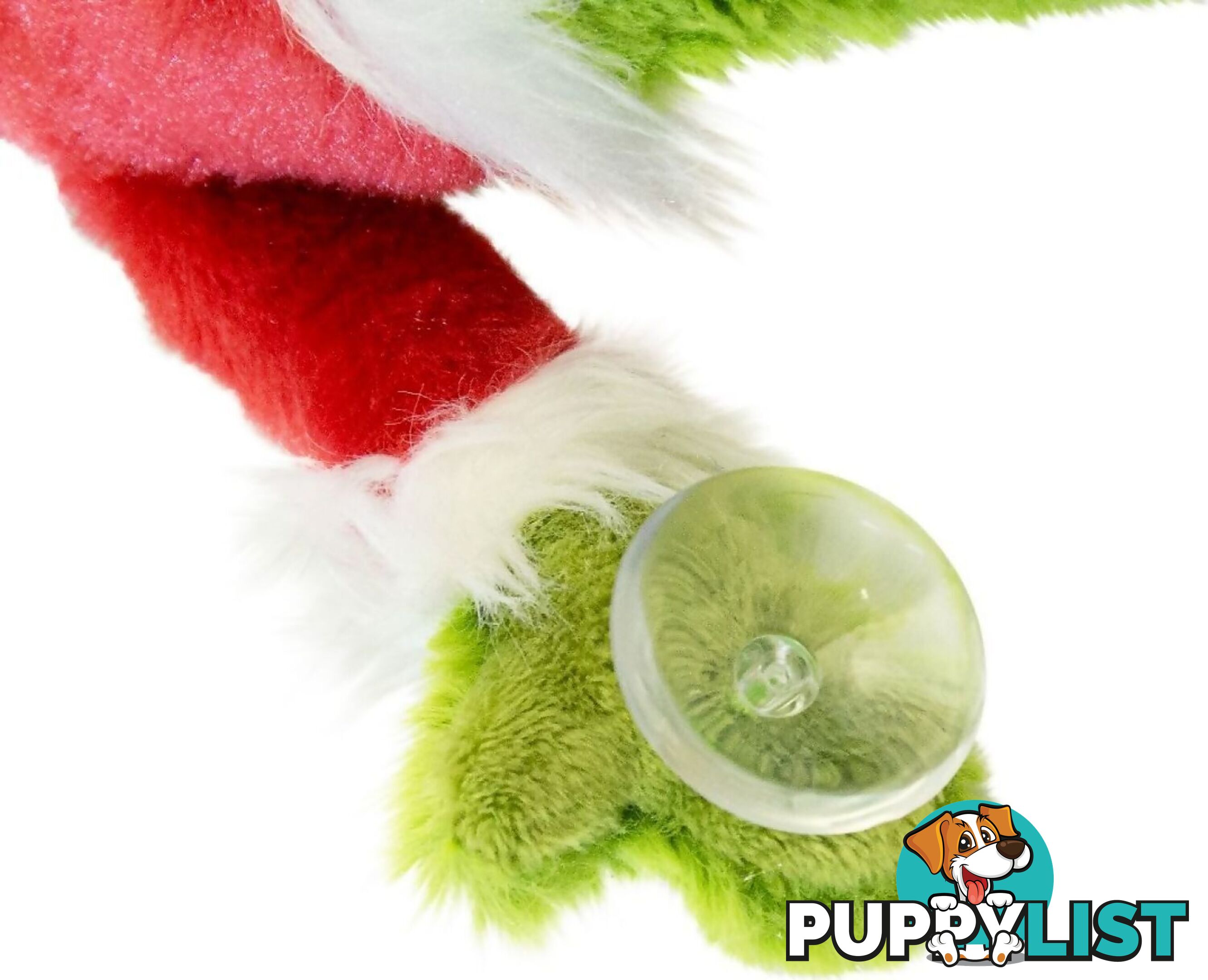 Cotton Candy - Dr. Seuss Grinch Merry Grinchmas 28cm Suction Cup Plush - Ccaudr11 - 9353468018171