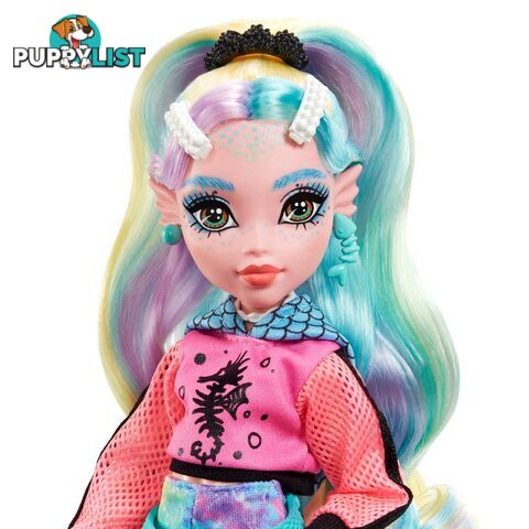 Monster High - Lagoona Blue Doll With Pet And Accessories - Mahhk55 - 194735069798