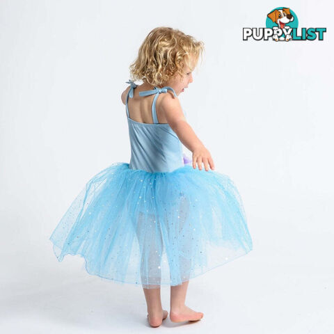 Fairy Girls - Costume Sugarplum Ballerina Dress Blue Large - Fgfg507bl - 9787110095072