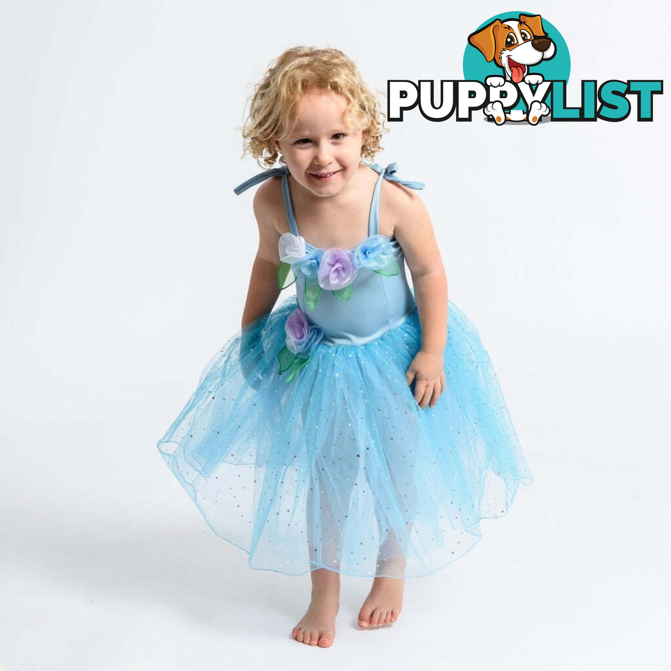 Fairy Girls - Costume Sugarplum Ballerina Dress Blue Large - Fgfg507bl - 9787110095072