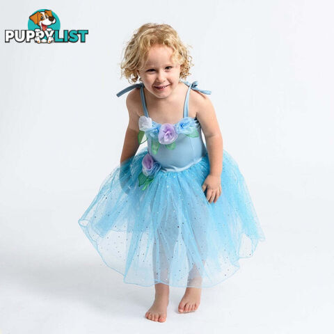 Fairy Girls - Costume Sugarplum Ballerina Dress Blue Large - Fgfg507bl - 9787110095072