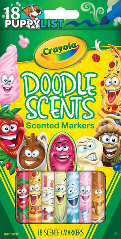 Crayola - Doodle Scent Washable Scented Markers 18pk - Bs588248 - 071662382483