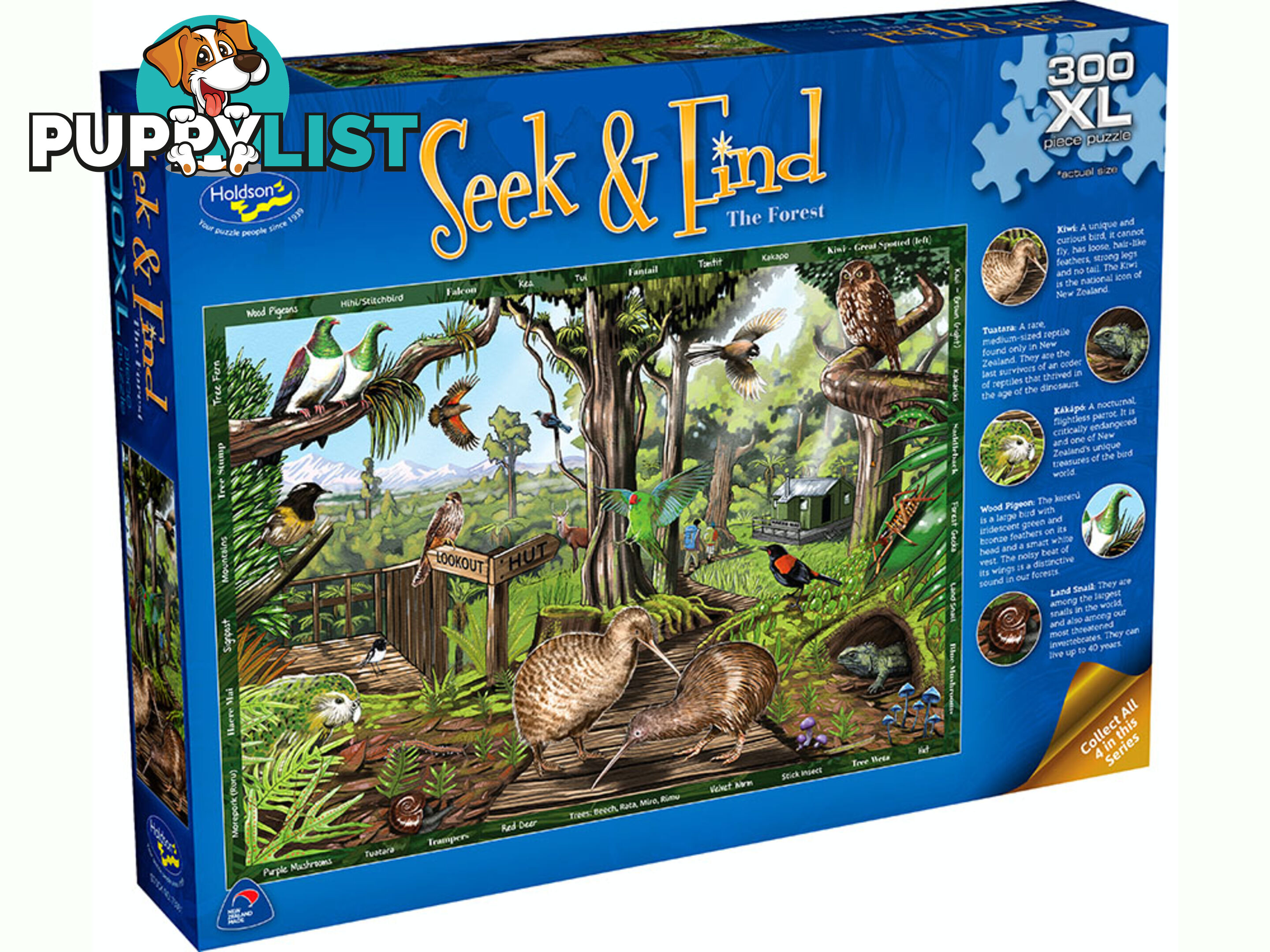 Holdson Jigsaw Puzzle - Seek & Find The Forest 300 Piece Xl Jigsaw Puzzle Hol730315 - 9414131730315