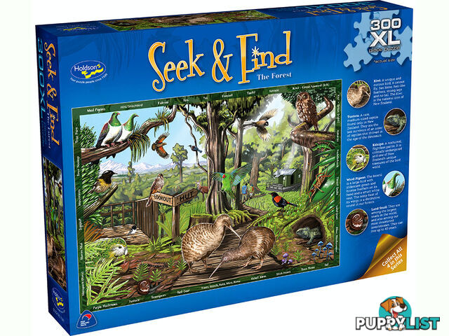 Holdson Jigsaw Puzzle - Seek & Find The Forest 300 Piece Xl Jigsaw Puzzle Hol730315 - 9414131730315