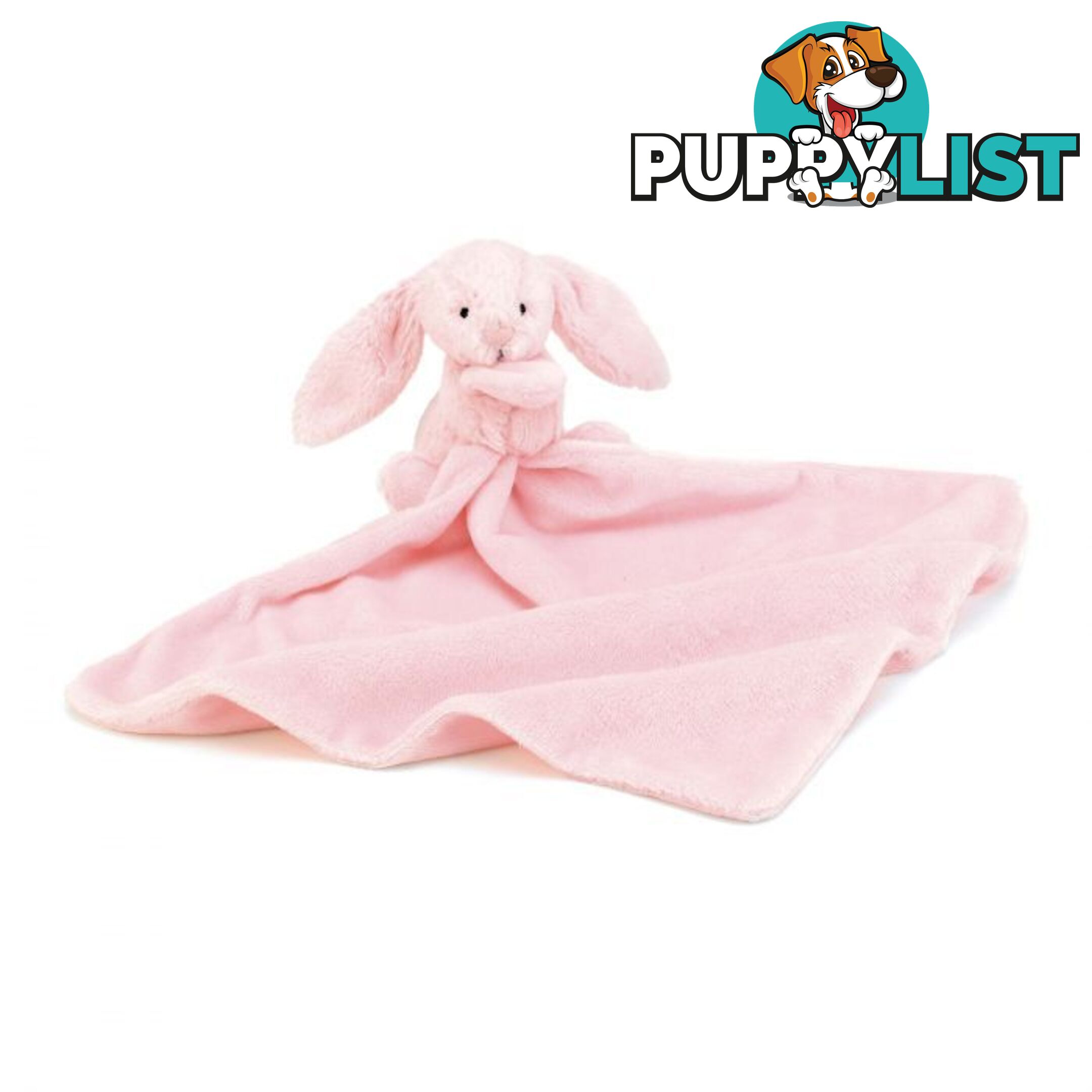 Jellycat Bashful Pink Bunny Soother Pink 34x34x15cm   Sob444p - 670983059120