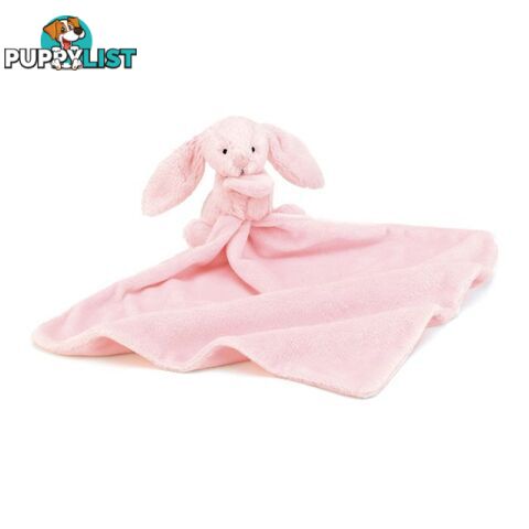 Jellycat Bashful Pink Bunny Soother Pink 34x34x15cm   Sob444p - 670983059120