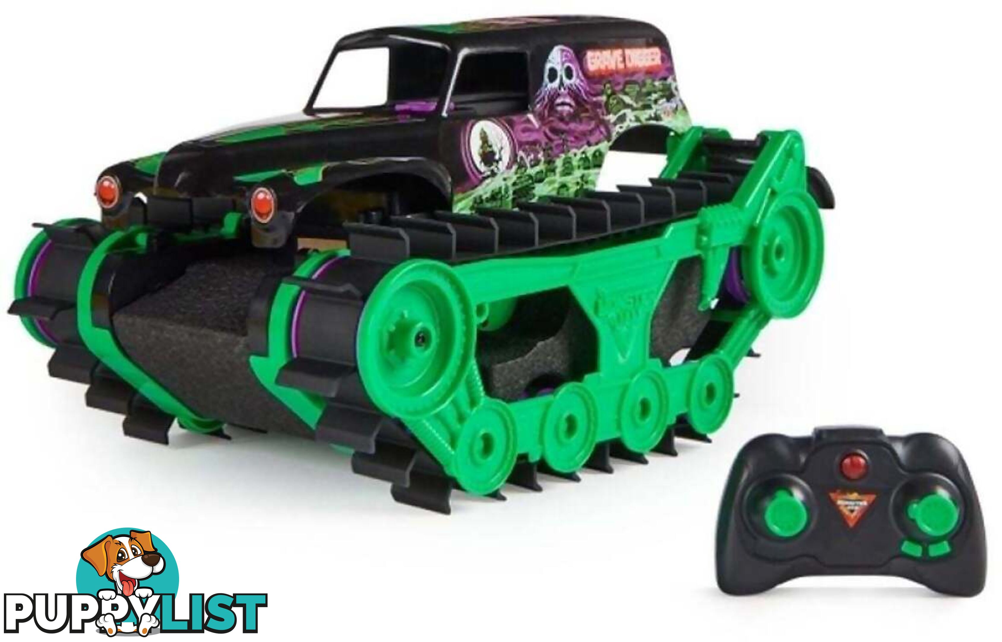 Monster Jam - 1:15 Scale Grave Digger Trax Radio Control - Si6067880 - 778988492697