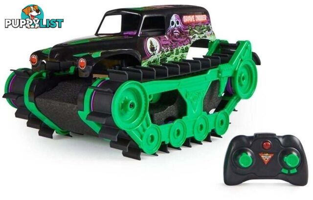 Monster Jam - 1:15 Scale Grave Digger Trax Radio Control - Si6067880 - 778988492697