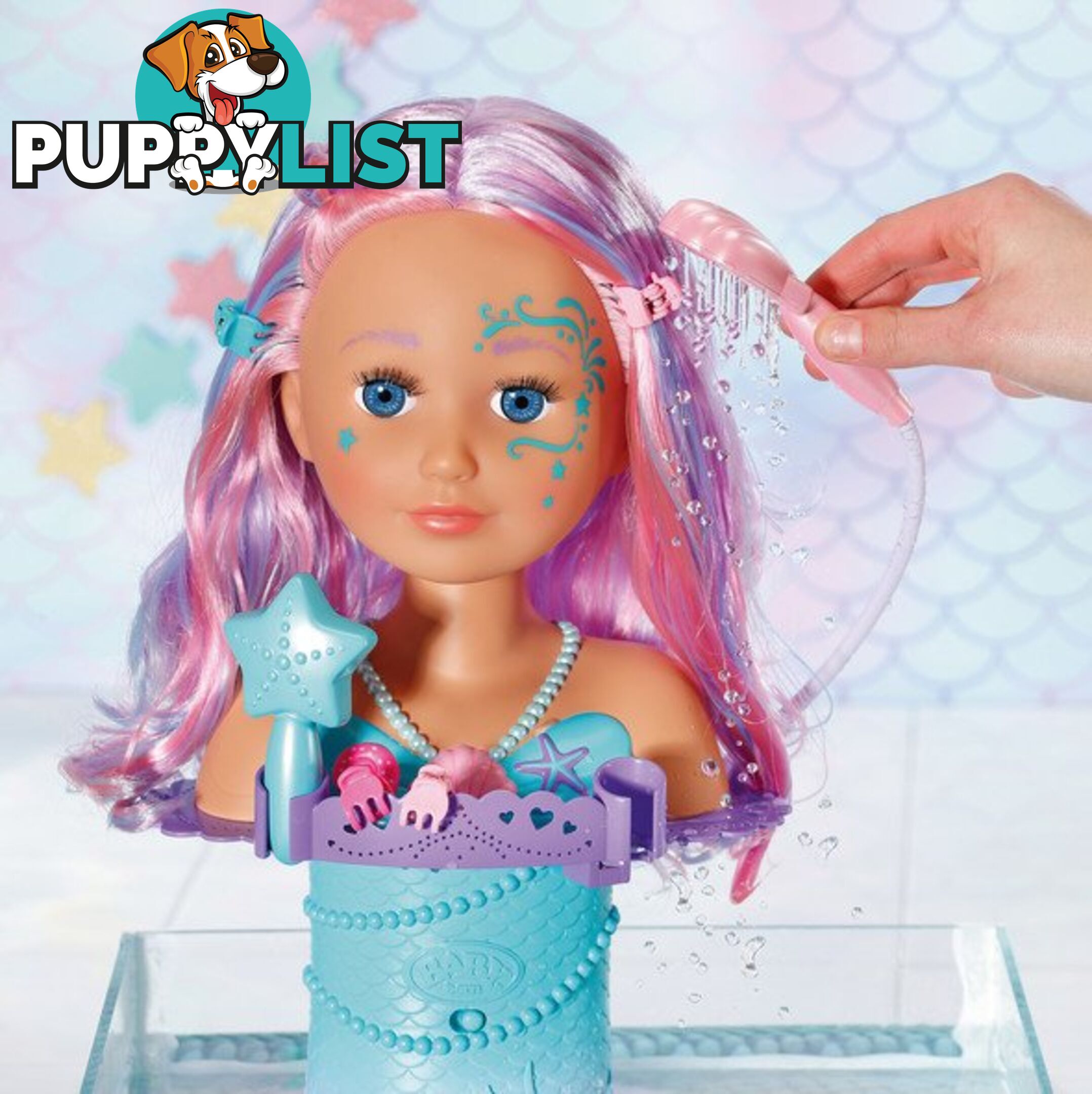 Baby Born - Sister Styling Mermaid Head Bj830550 - 4001167830550