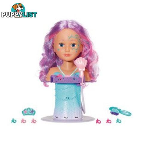 Baby Born - Sister Styling Mermaid Head Bj830550 - 4001167830550