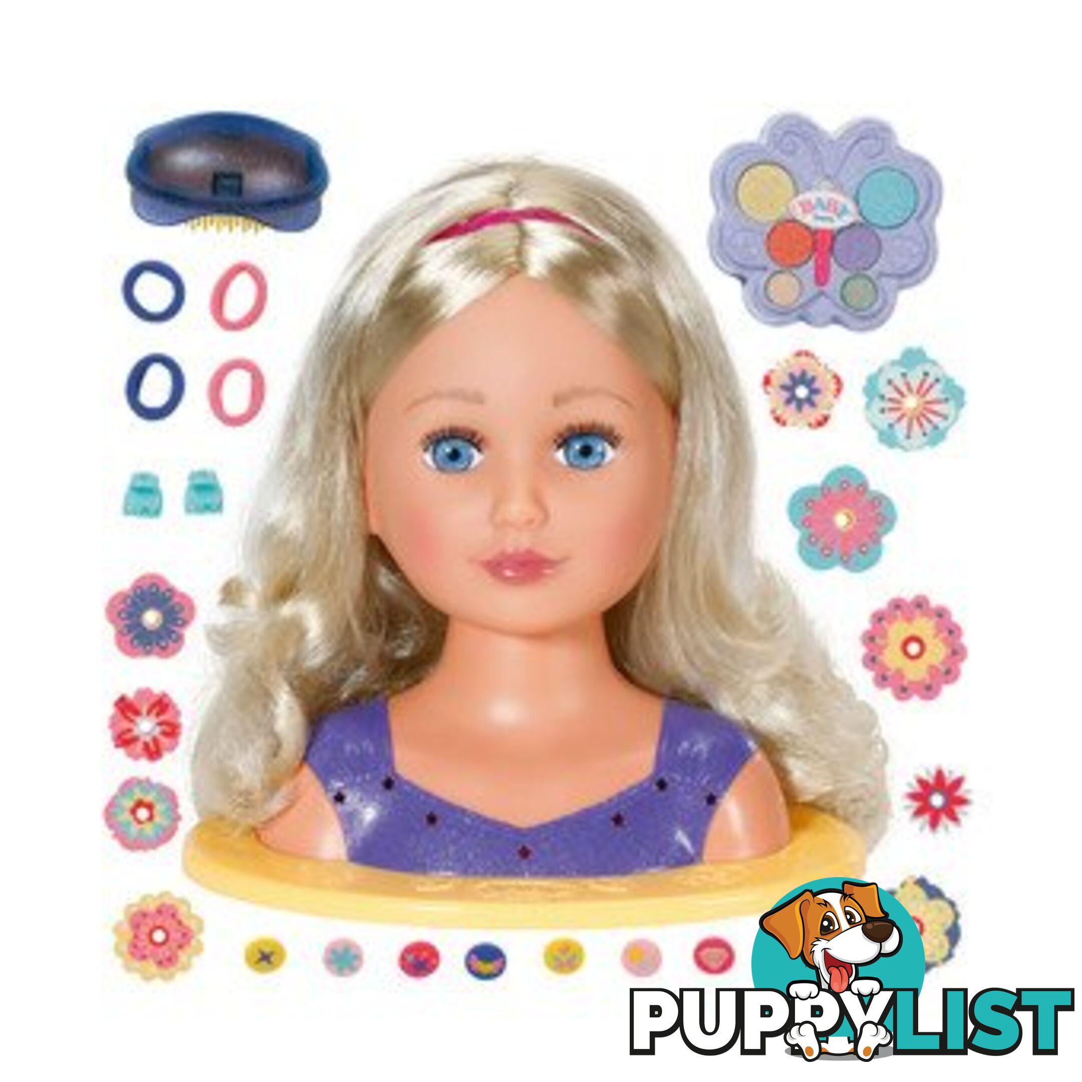 Baby Born - Sister Styling Mermaid Head Bj830550 - 4001167830550