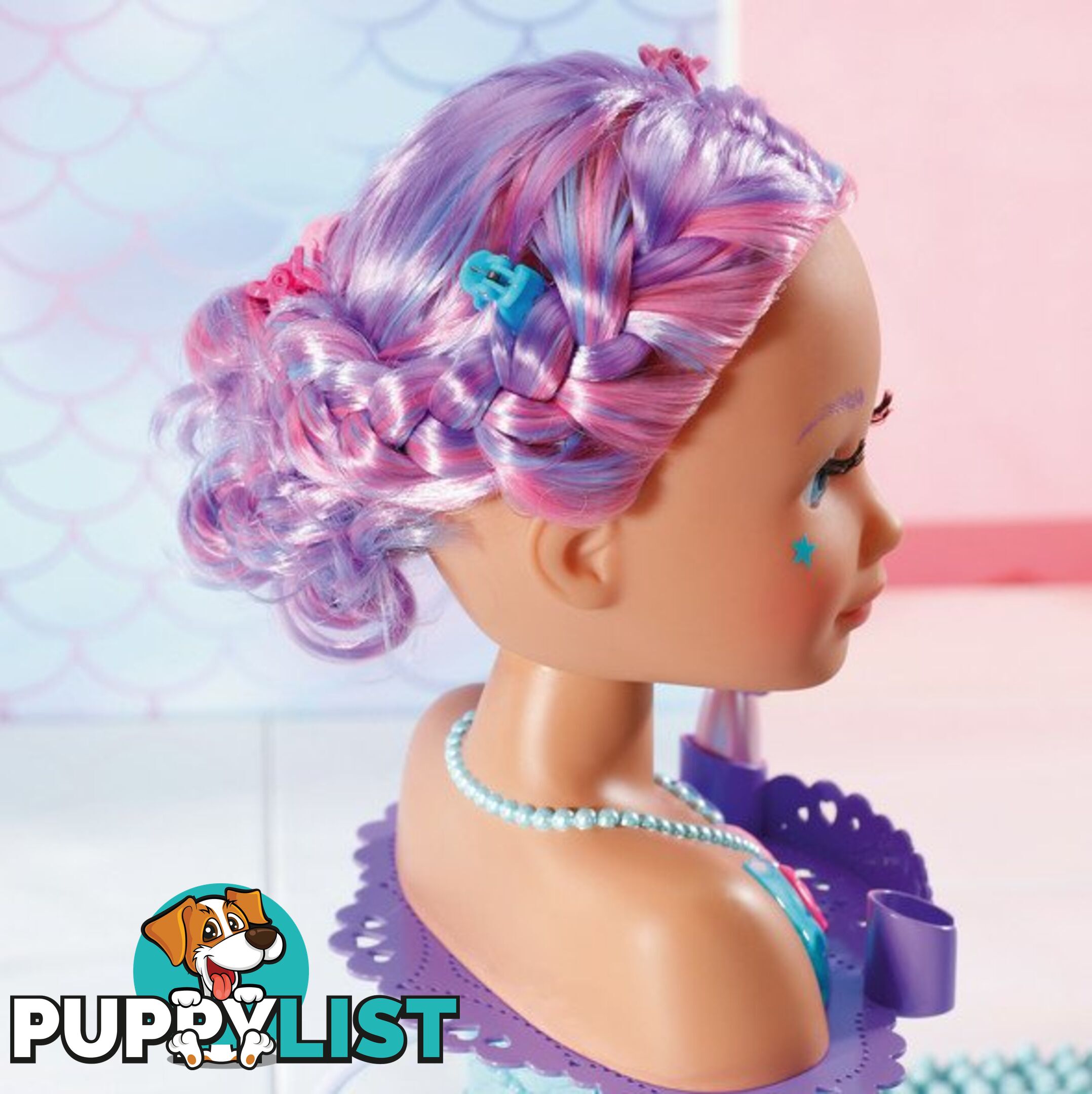 Baby Born - Sister Styling Mermaid Head Bj830550 - 4001167830550