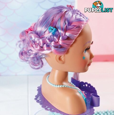 Baby Born - Sister Styling Mermaid Head Bj830550 - 4001167830550