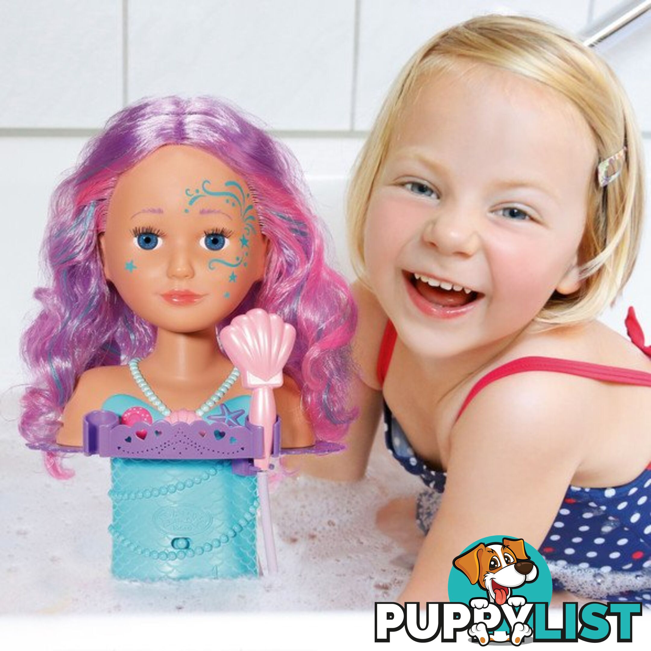 Baby Born - Sister Styling Mermaid Head Bj830550 - 4001167830550