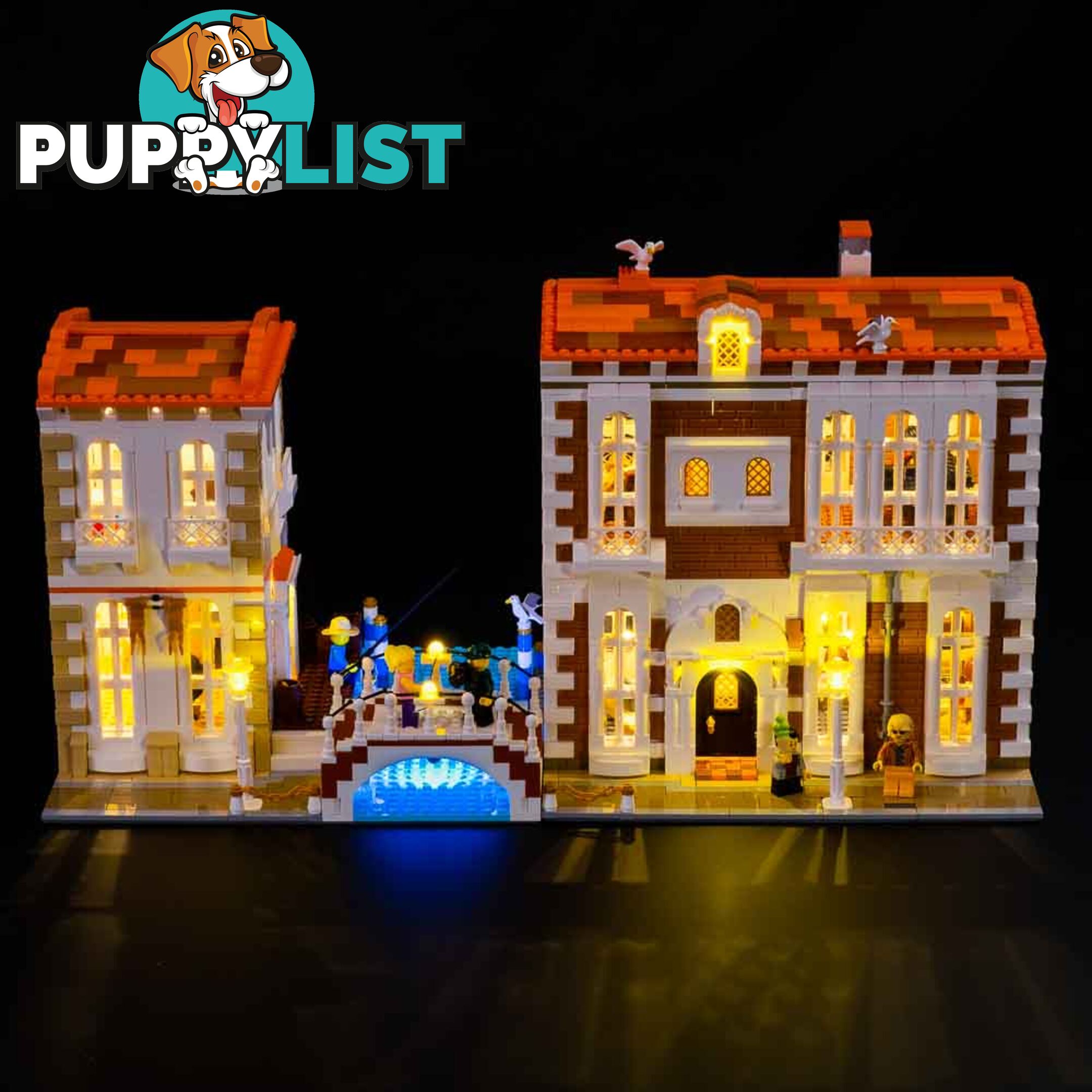 LIGHT KIT for LEGO Venetian Houses 910023 - Light My Bricks - 754523893693