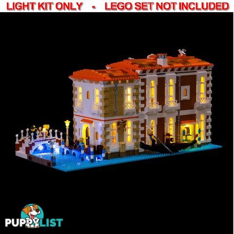 LIGHT KIT for LEGO Venetian Houses 910023 - Light My Bricks - 754523893693