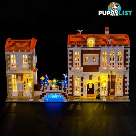 LIGHT KIT for LEGO Venetian Houses 910023 - Light My Bricks - 754523893693