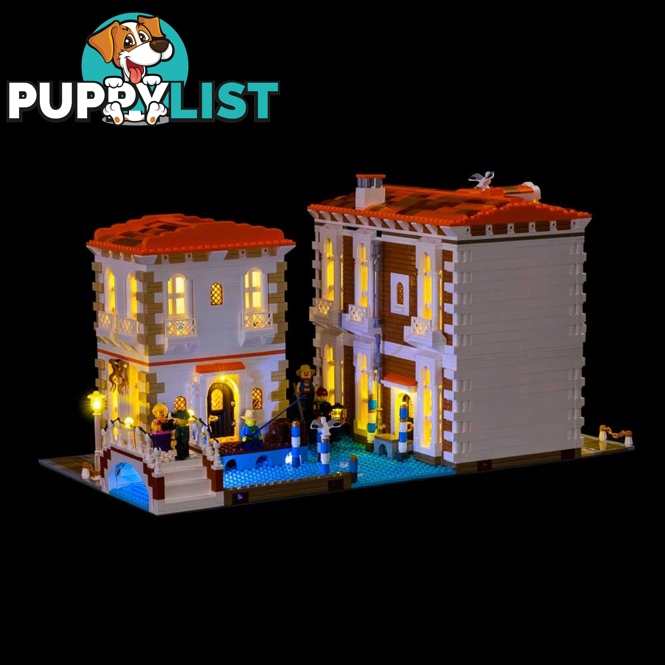 LIGHT KIT for LEGO Venetian Houses 910023 - Light My Bricks - 754523893693