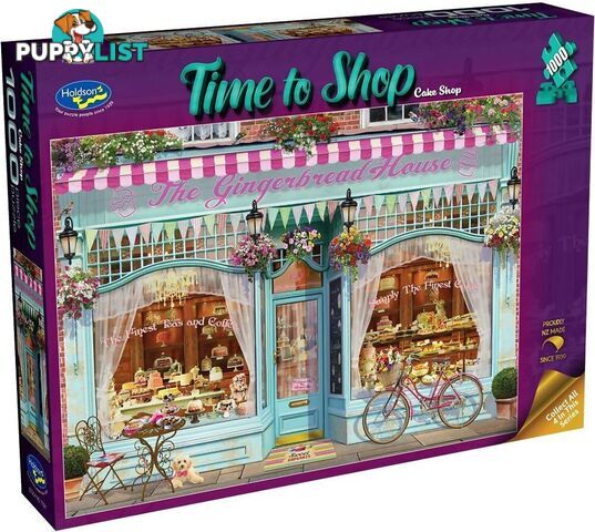 Holdson - Time To Shop Cake Shop Jigsaw Puzzle 1000 Pieces - Jdhol775316 - 9414131775316