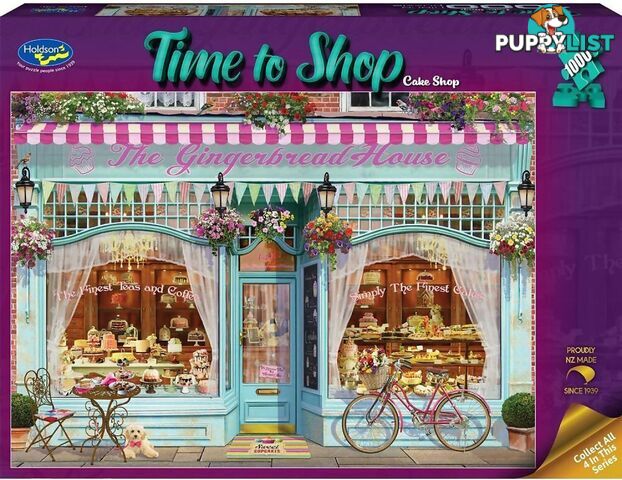 Holdson - Time To Shop Cake Shop Jigsaw Puzzle 1000 Pieces - Jdhol775316 - 9414131775316