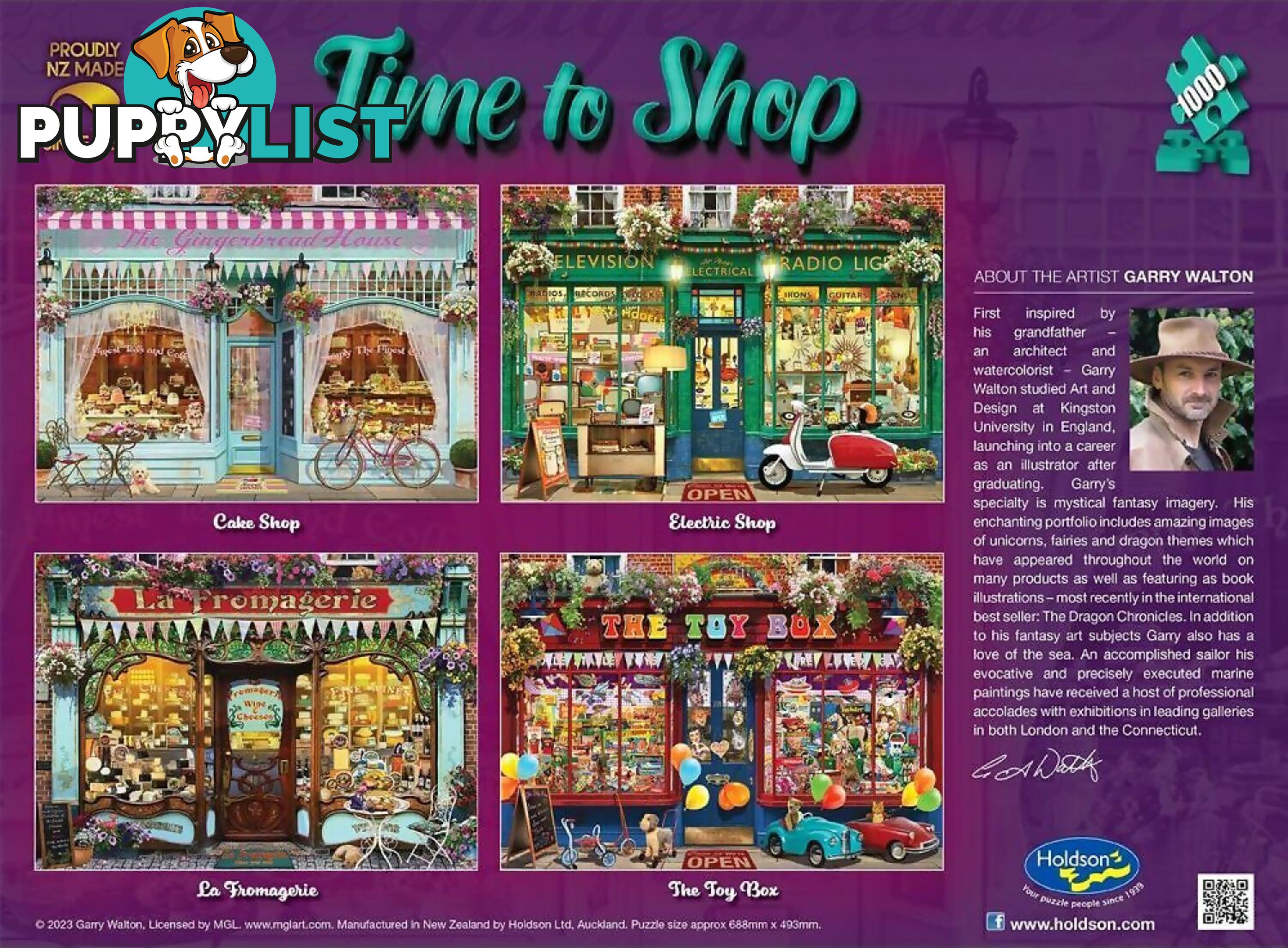 Holdson - Time To Shop Cake Shop Jigsaw Puzzle 1000 Pieces - Jdhol775316 - 9414131775316