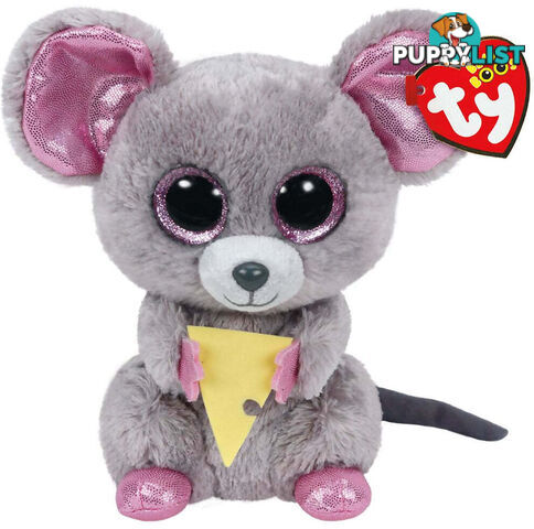 Ty - Beanie Boos - Squeaker The Mouse Small 15cm - Bg36192 - 008421361922