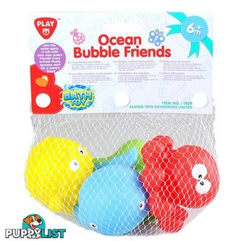 Ocean Bubble Friends Bath Toys - Assorted  Playgo Toys Ent. Ltd Art64001 - 4892401019394