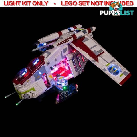 LIGHT KIT for LEGO Star Wars UCS Republic Gunship 75309 - Light My Bricks - 744109767487