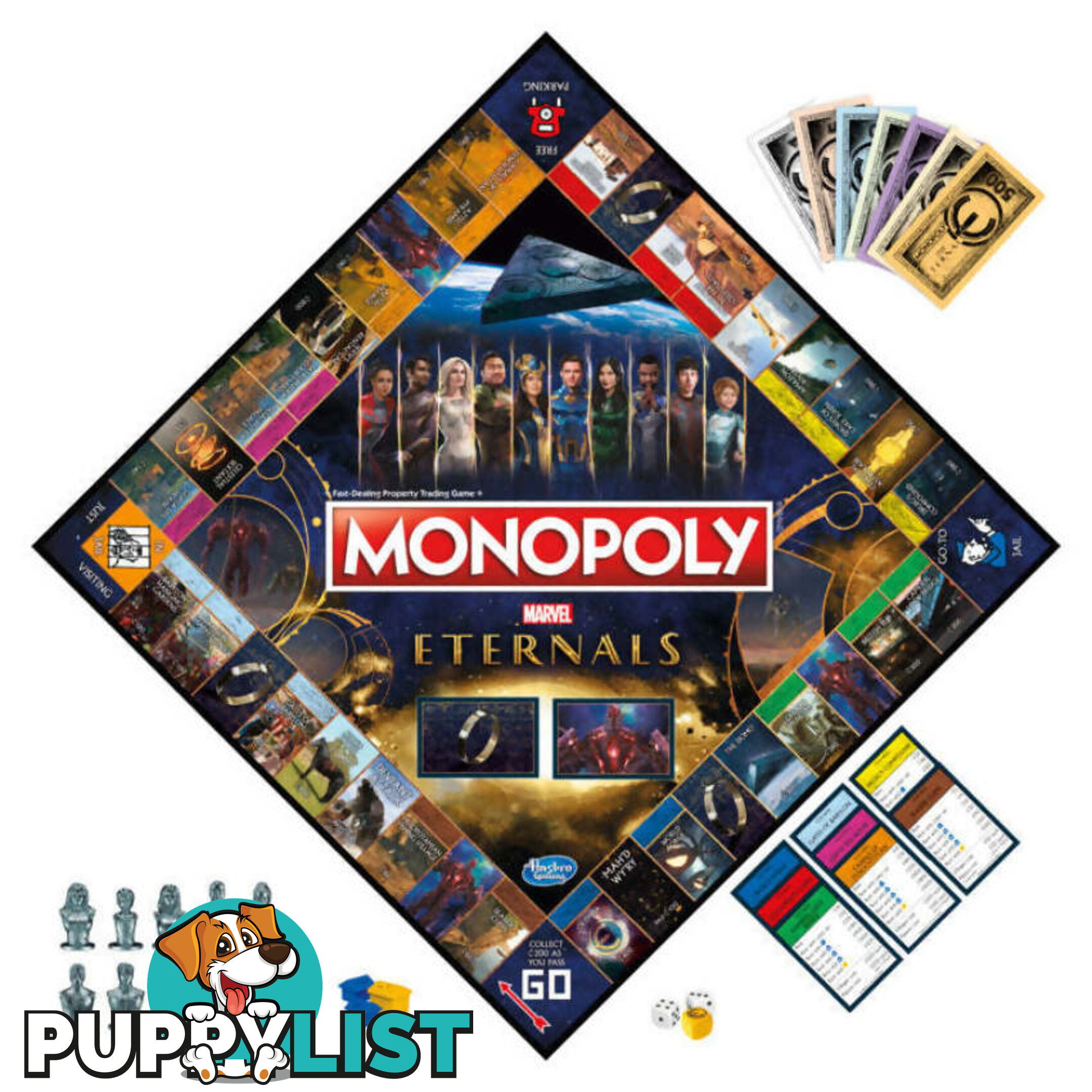 Monopoly - Marvel Eternals Edition â€“ Hbf1659ga01 - 630509996520