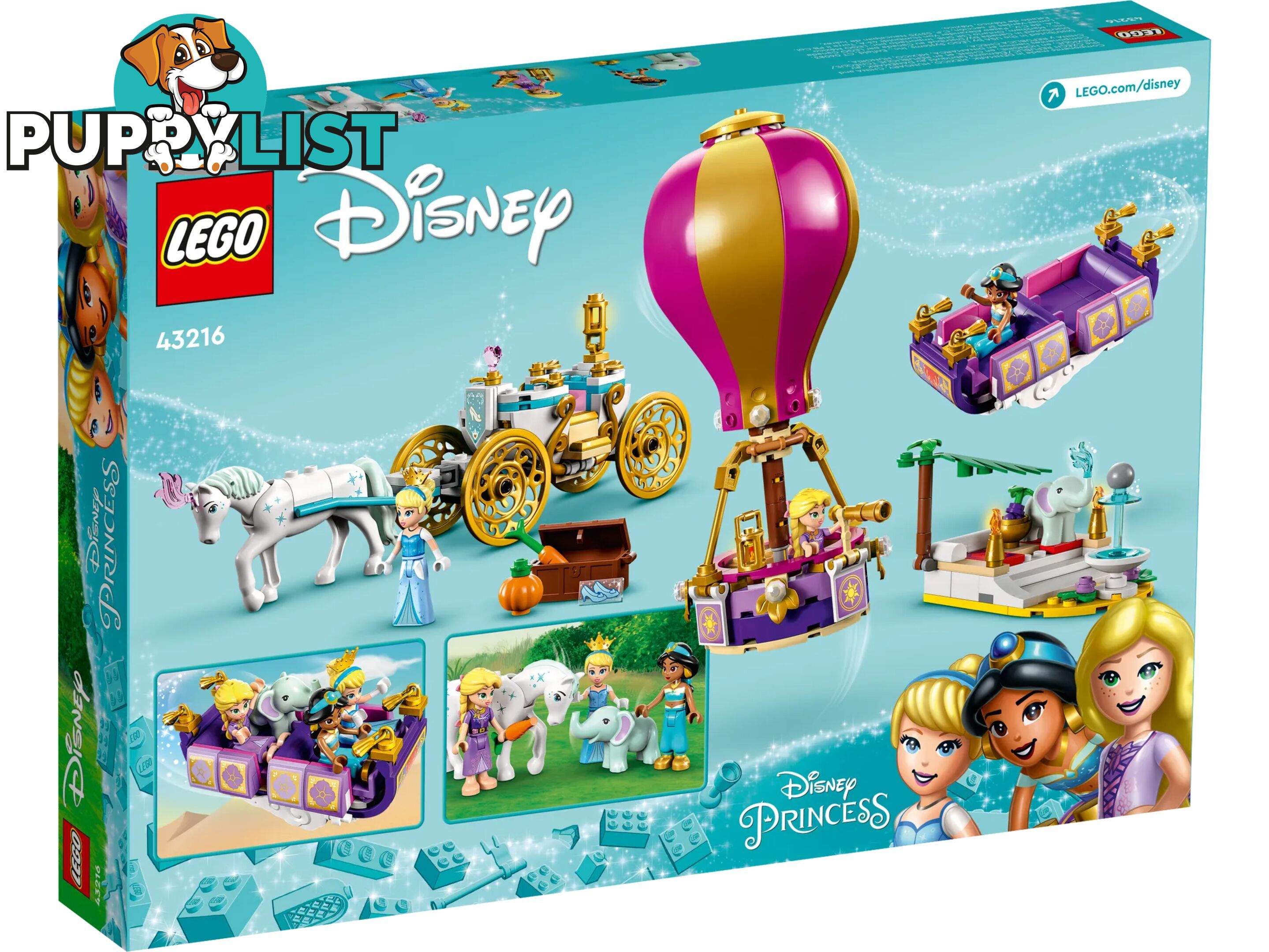 LEGO 43216 Princess Enchanted Journey - Disney Princess - 5702017424835