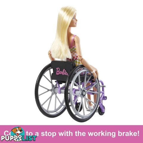 Barbie Doll With Wheelchair And Ramp Blonde Barbie Fashionistas - Mahjt13 - 194735094127