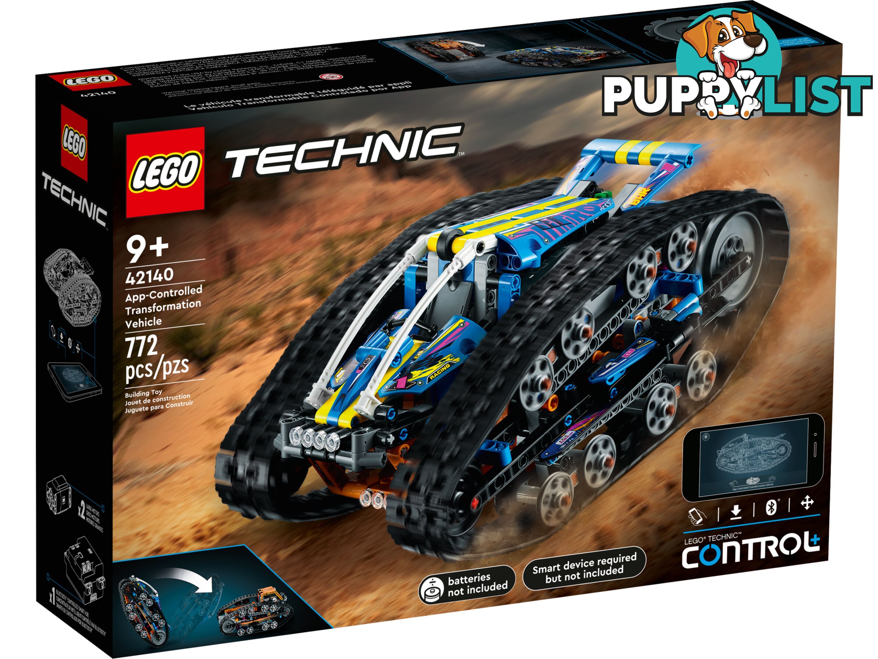 LEGO 42140 App-Controlled Transformation Vehicle - Technic - 5702017155784