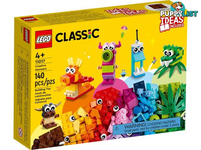 LEGO 11017 Creative Monsters - Classic 4+ - 5702017117485