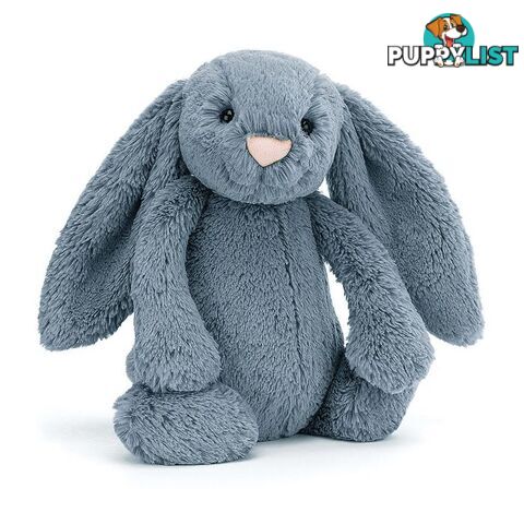 Jellycat Bashful Dusky Blue Bunny Medium Blue 31x12cm   Bas3duskb - 670983127195