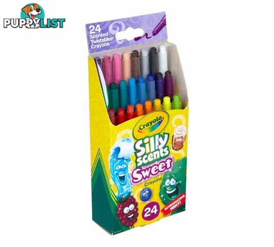 Crayola - Silly Scents Mini Twistables Scented Crayons 24 Count - Bs529624 - 071662096243