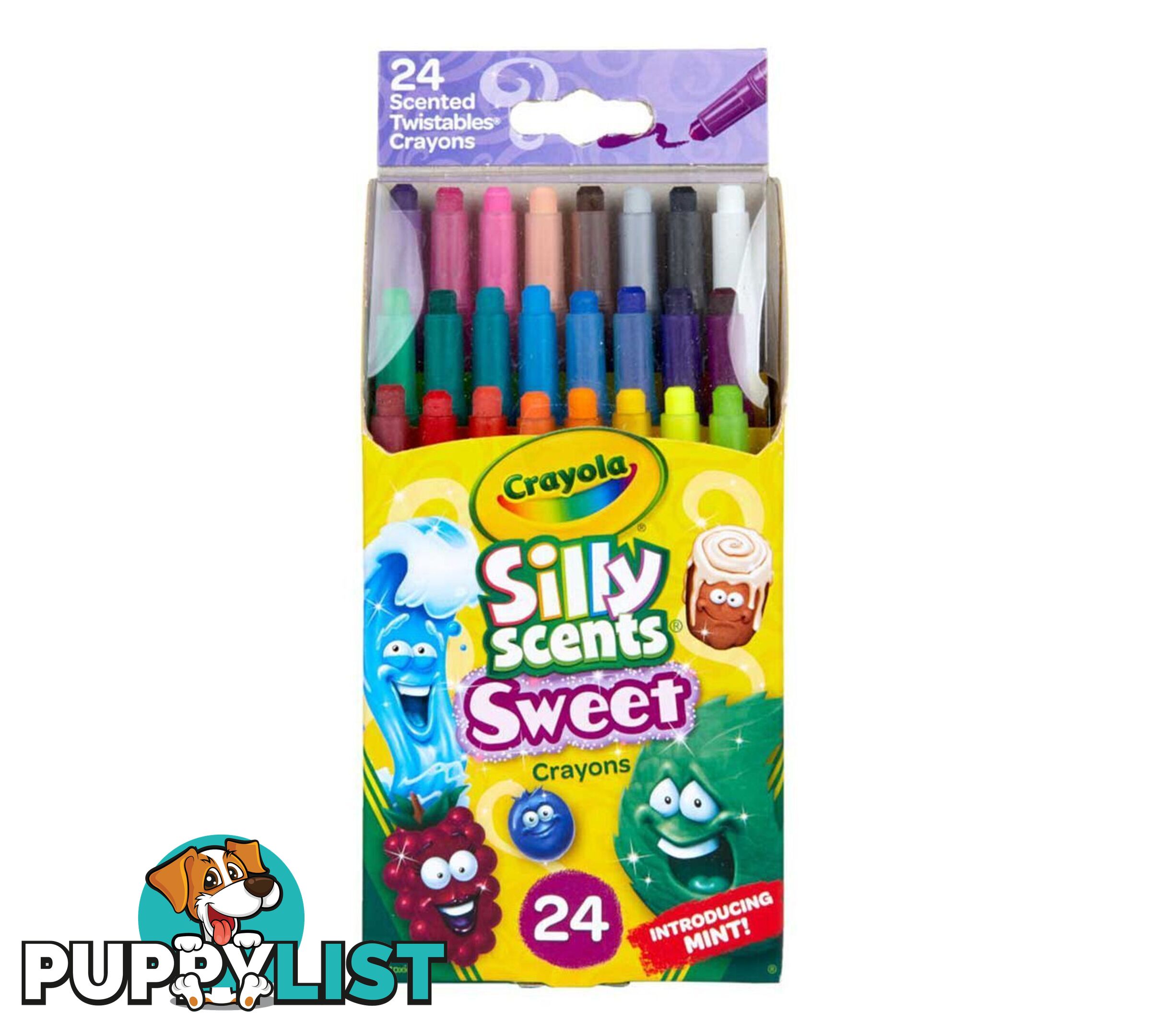 Crayola - Silly Scents Mini Twistables Scented Crayons 24 Count - Bs529624 - 071662096243