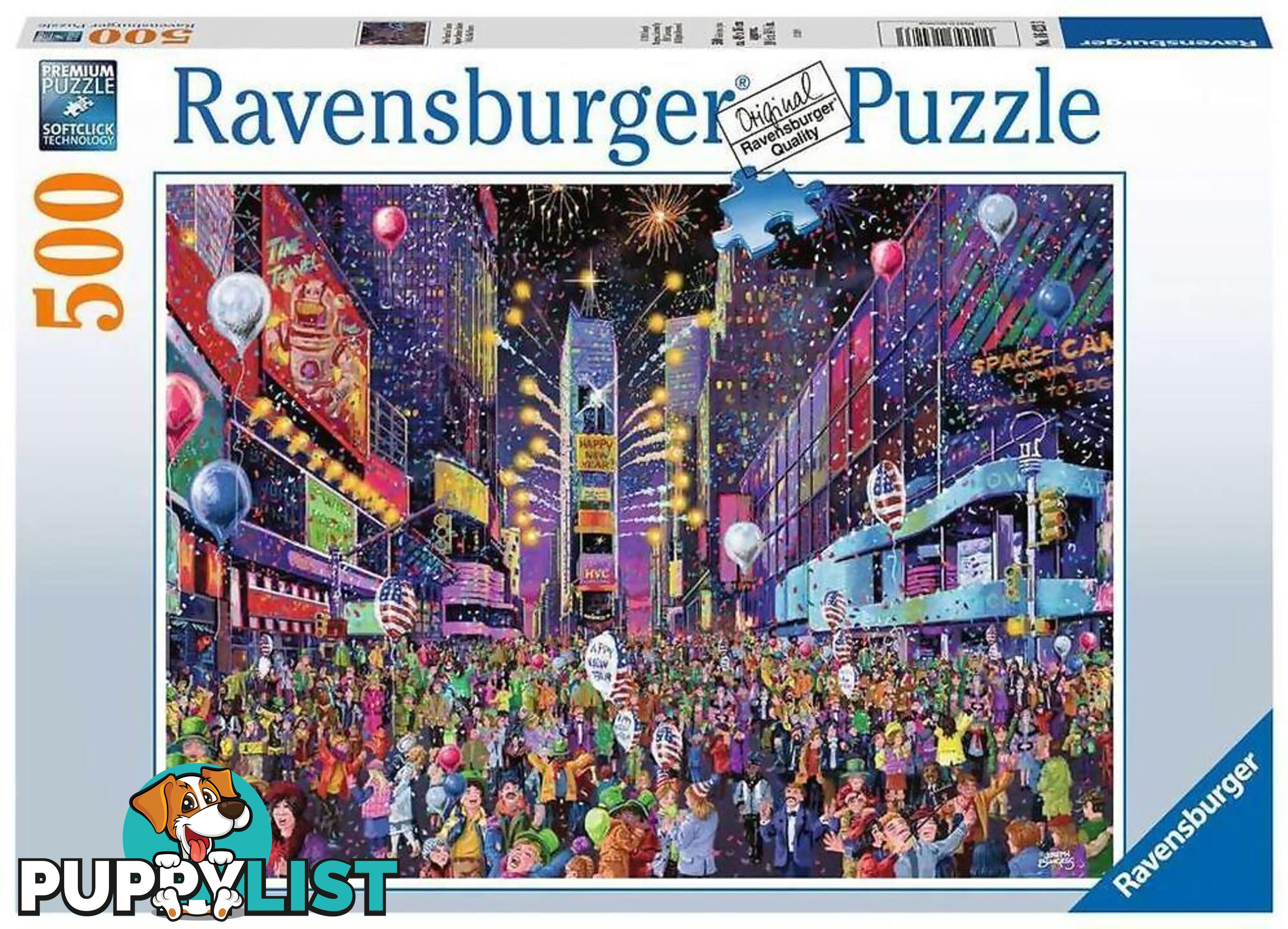 Ravensburger - New Years In Times Square Jigsaw Puzzle 500pc - Mdrb16423 - 4005556164233